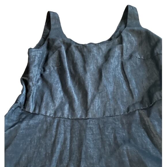 Classic Grey Dress with pockets b - Picture 2 of 9